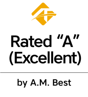 Rated “A” (Excellent) by A.M. Best.